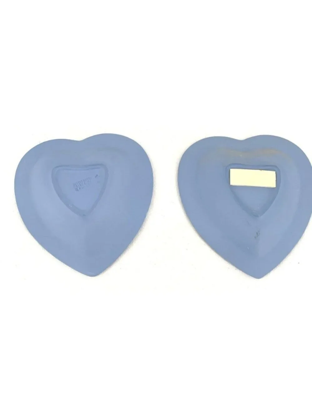 Wedgwood Heart Shaped Trinket Dishes Jasper Ware 4.5